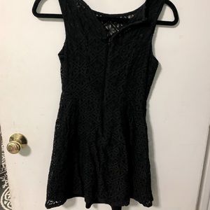 Black lace dress